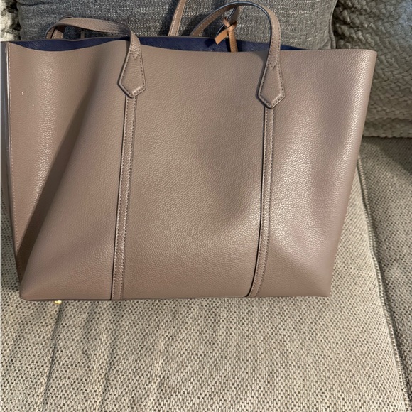 Tory Burch Taupe Leather Tote